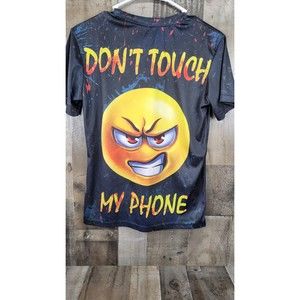 AOP Emoji 'Dont Touch My Phone" Teen girls Size Small